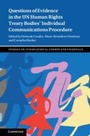 Cover: Questions of Evidence in the UN Human Rights Treaty Bodies' Individual Communications Procedure - Cambridge University Press