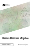 Cover: Measure Theory and Integration - CRC Press