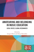 Cover: Amateuring and Belonging in Music Education - Routledge