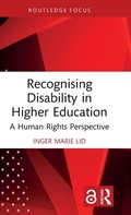 Cover: Recognising Disability in Higher Education - Routledge