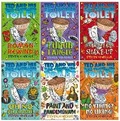 Cover: Ted and His Time-Travelling Toilet Books 1-6 Set by Steven Vinacour (Roman Rewind, Tudor Tangle, Shakespeare Shake-Up, On No, Pharaoh, Paint and Pandemonium, & No Viking? No Liking!) - Award Publications Ltd