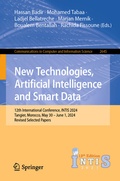 Cover: New Technologies, Artificial Intelligence and Smart Data - Springer