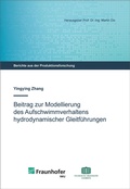 Cover: Beitrag zur Modellierung des Aufschwimmverhaltens hydrodynamischer Gleitf&uuml;hrungen - Wissenschaftliche Scripten