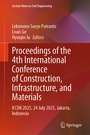 Cover: Proceedings of the 4th International Conference of Construction, Infrastructure, and Materials - Springer