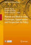 Cover: Women and Work in India: Challenges, Opportunities and Perspectives for Policy - Springer