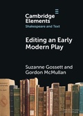 Cover: Editing an Early Modern Play - Cambridge University Press