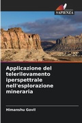 Cover: Applicazione del telerilevamento iperspettrale nell'esplorazione mineraria - Edizioni Sapienza