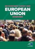 Cover: EIB Investment Survey 2025 - European Union overview - European Investment Bank