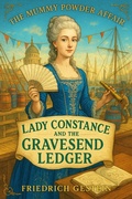 Cover: Lady Constance and the Gravesend Ledger (The Mummy Powder Affair, #2) - Chrispen Dee