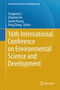 Cover: 16th International Conference on Environmental Science and Development - Springer