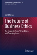 Cover: The Future of Business Ethics - Springer