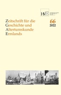 Cover: Zeitschrift f&uuml;r die Geschichte und Altertumskunde Ermlands - Aschendorff
