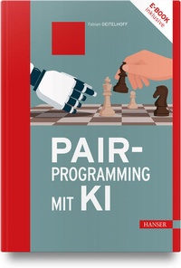Enlarge image Cover: Pair-Programming mit KI - Hanser