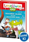 Cover: Lesel&ouml;wen Comics 1. Klasse - Drachen-Alarm auf der magischen Insel - Loewe