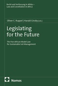 Cover: Legislating for the Future - Nomos