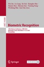 Cover: Biometric Recognition - Springer
