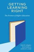 Cover: Getting Learning Right - MIT Press
