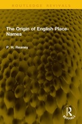 Cover: The Origin of English Place-Names - Routledge