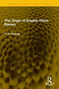 Enlarge image Cover: The Origin of English Place-Names - Routledge