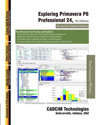 Enlarge image Cover: Exploring Oracle Primavera P6 Professional 24, 5th Edition - Cadcim Technologies