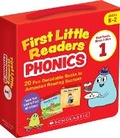 Cover: First Little Readers: Phonics Set 1 / Short Vowels, Blends & More (Single-Copy Set): 20 Decodable Books for Beginning Readers - Scholastic Teaching Resources