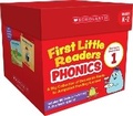 Cover: First Little Readers: Phonics Set 1 / Short Vowels, Blends & More (Multiple-Copy Set): A Big Collection of Decodable Books for Beginning Readers - Scholastic Teaching Resources
