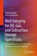 Cover: Well Integrity for Oil, Gas, and Subsurface Storage Operations - Springer