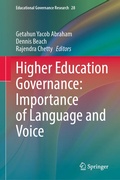 Cover: Higher Education Governance: Importance of Language and Voice - Springer