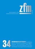 Cover: Zeitschrift f&uuml;r Medienwissenschaft 34 - transcript