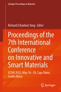 Cover: Proceedings of the 7th International Conference on Innovative and Smart Materials - Springer