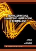 Cover: Mechanics of Materials, Nanomaterials and Applications of the Plasma State - Trans Tech Publications Ltd