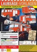 Cover: Laubs&auml;gevorlagen Feuerwehr-Fahrzeuge - Schulze Media