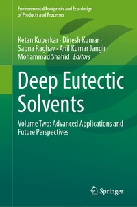 Enlarge image Cover: Deep Eutectic Solvents - Springer