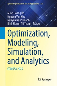 Enlarge image Cover: Optimization, Modeling, Simulation, and Analytics - Springer