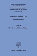 Cover: Justice in Criminal Law - Duncker & Humblot