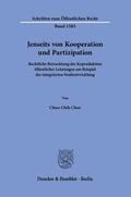 Cover: Jenseits von Kooperation und Partizipation - Duncker & Humblot