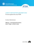 Cover: W&auml;rme- und Schmelzestr&ouml;me beim F&uuml;gen mittels Laser - utzverlag GmbH