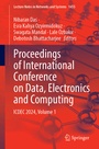 Cover: Proceedings of International Conference on Data, Electronics and Computing - Springer