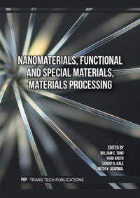 Enlarge image Cover: Nanomaterials, Functional and Special Materials, Materials Processing - Trans Tech Publications Ltd