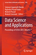 Cover: Data Science and Applications - Springer