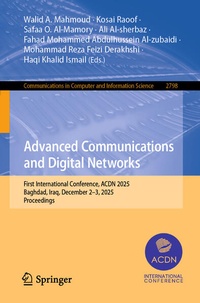 Enlarge image Cover: Advanced Communications and Digital Networks - Springer