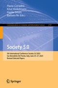 Cover: Society 5.0 - Springer