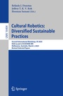 Cover: Cultural Robotics: Diversified Sustainable Practices - Springer