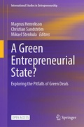 Cover: A Green Entrepreneurial State? - Springer