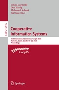 Cover: Cooperative Information Systems - Springer