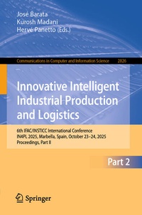 Enlarge image Cover: Innovative Intelligent Industrial Production and Logistics - Springer