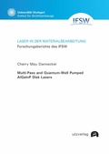 Cover: Multi-Pass and Quantum-Well Pumped AlGaInP Disk Lasers - utzverlag GmbH
