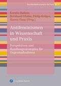 Cover: Antifeminismen in Wissenschaft und Praxis - Verlag Barbara Budrich