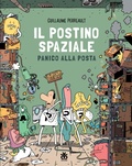 Cover: Panico alla posta. Il postino spaziale - Prima graphic;Sinnos