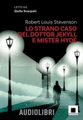 Cover: Lo strano caso del dottor Jekyll e del signor Hyde letto da Giulio Scarpati. Ediz. ad alta leggibilit&agrave; - Raccontami. I grandi classici pi&ugrave; facili da leggere;Biancoenero